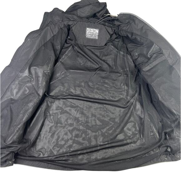 Dixxon Gray and Black Tech Windbreaker Jacket, Men's Size Large Tall, NWT - Picture 3 of 11